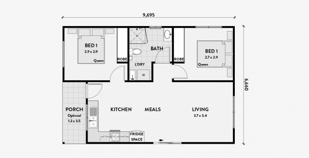 Belmont 2br 60m2 Garage