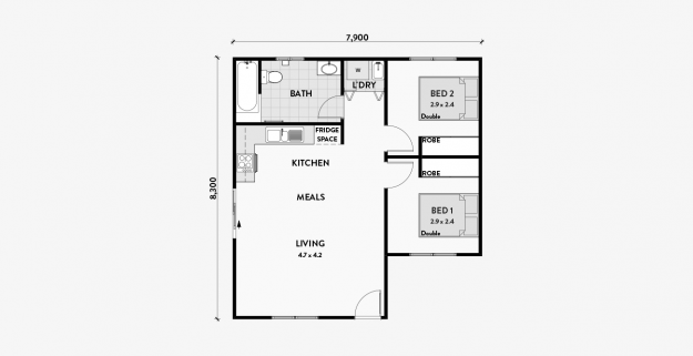 Dahlia 2br 60m2