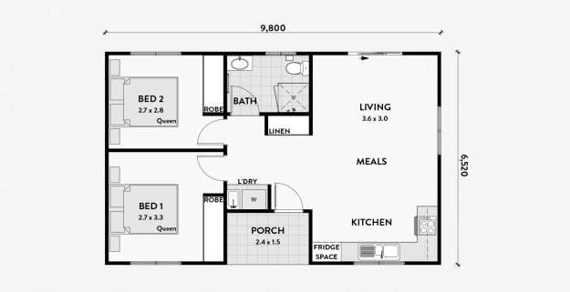 Floor Plans Granny Flats Australia